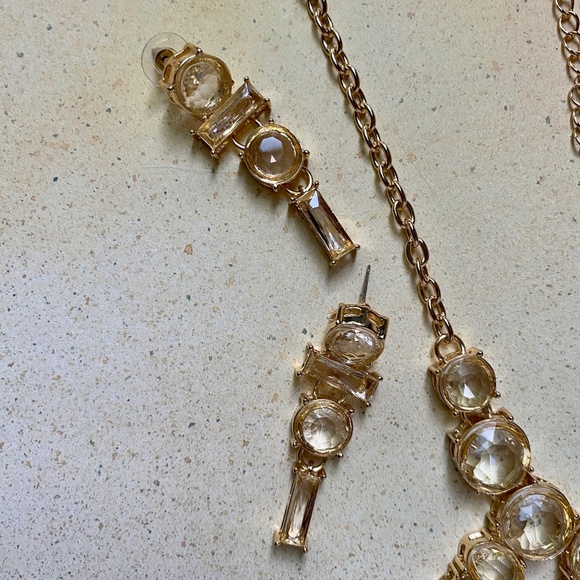 Chicos Necklace and Pierced Earring Set - Picture 3 of 10